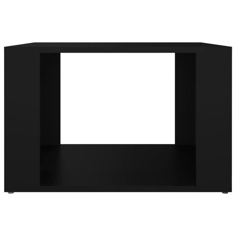 Nachtkastje 57x55x36 cm bewerkt hout zwart MeubelReus