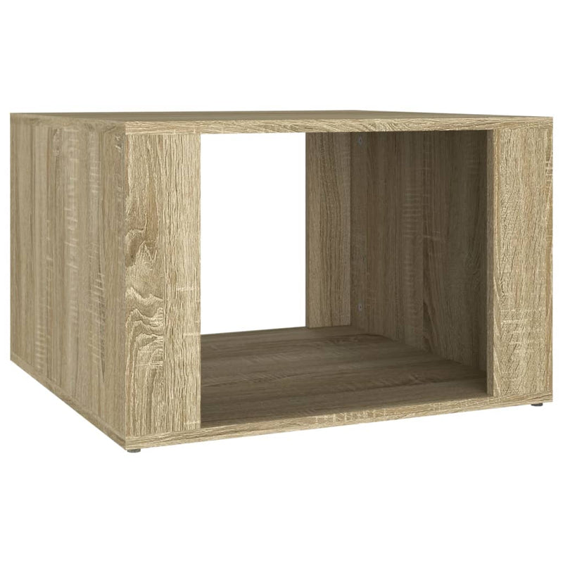 Nachtkastje 57x55x36 cm bewerkt hout sonoma eikenkleurig MeubelReus
