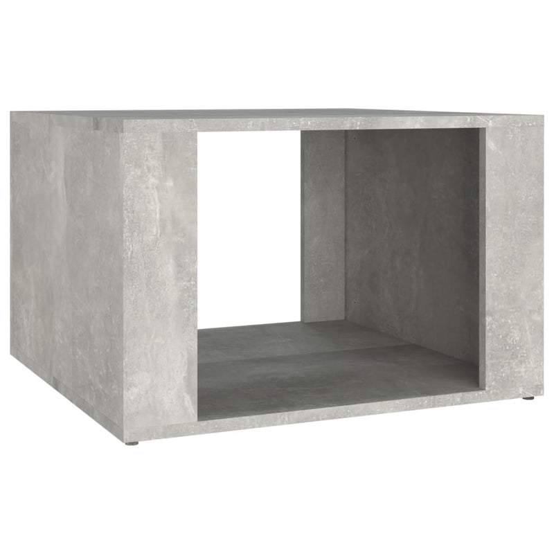 Nachtkastje 57x55x36 cm bewerkt hout betongrijs MeubelReus