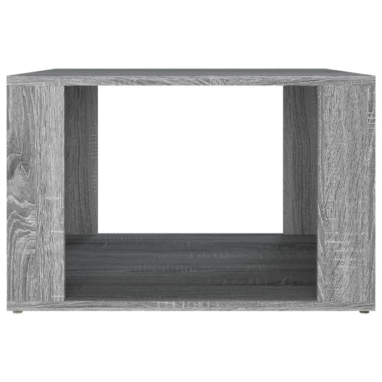 Nachtkastje 57x55x36 cm bewerkt hout grijs sonoma eikenkleurig MeubelReus