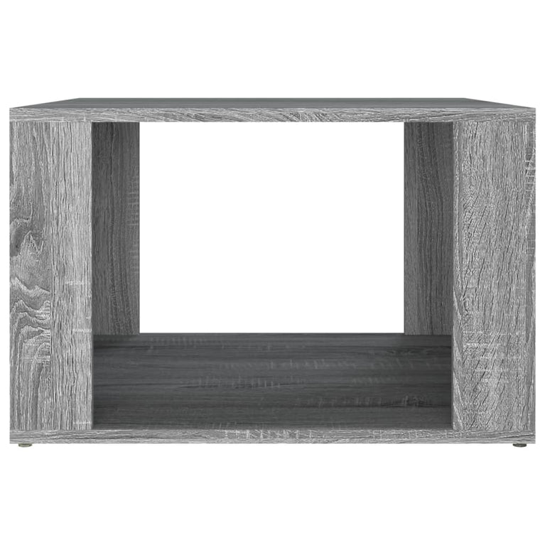 Nachtkastje 57x55x36 cm bewerkt hout grijs sonoma eikenkleurig MeubelReus
