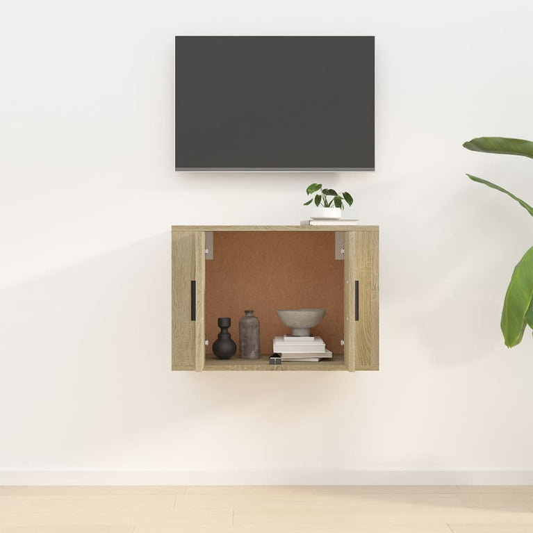 Tv-wandmeubel 57x34,5x40 cm sonoma eikenkleurig MeubelReus