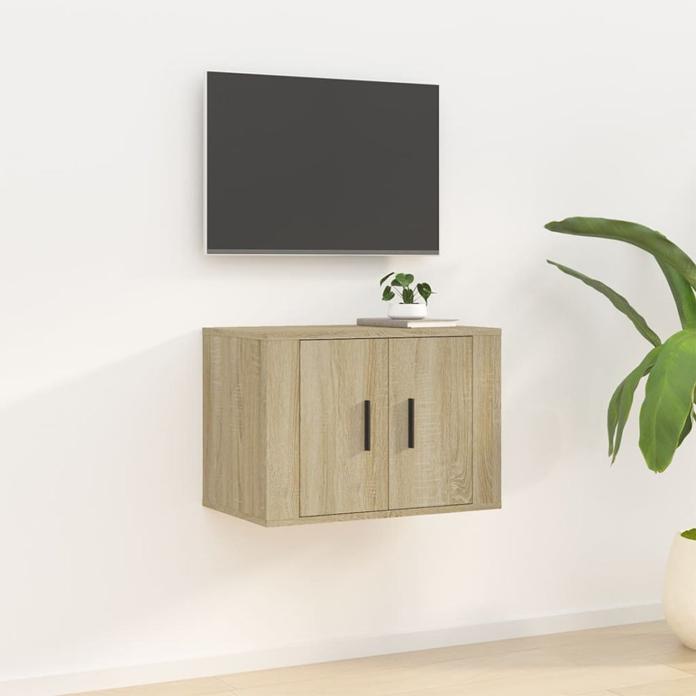 Tv-wandmeubel 57x34,5x40 cm sonoma eikenkleurig MeubelReus