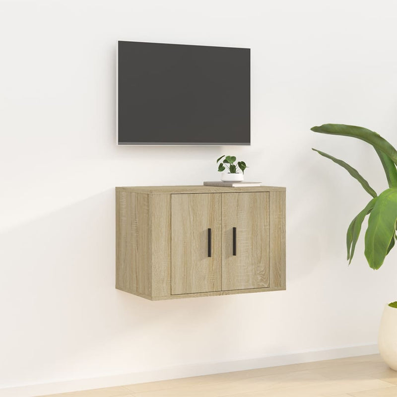 Tv-wandmeubel 57x34,5x40 cm sonoma eikenkleurig MeubelReus