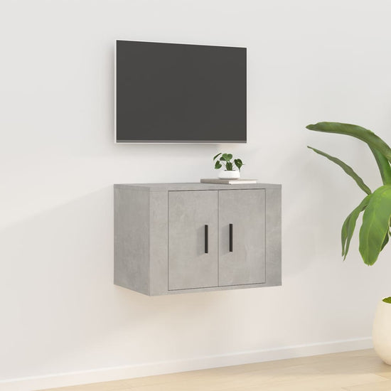 Tv-wandmeubel 57x34,5x40 cm betongrijs MeubelReus