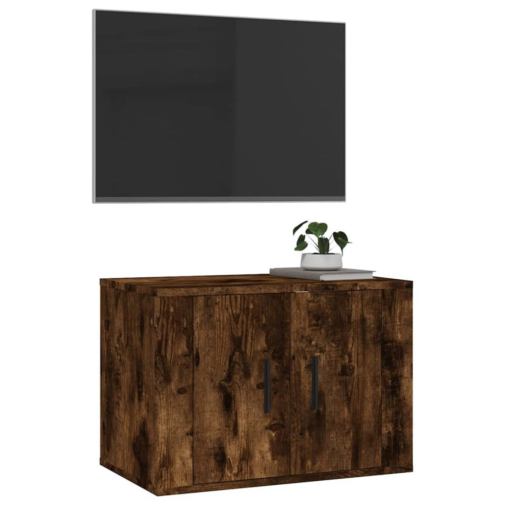 Tv-wandmeubel 57x34,5x40 cm gerookt eikenkleurig MeubelReus