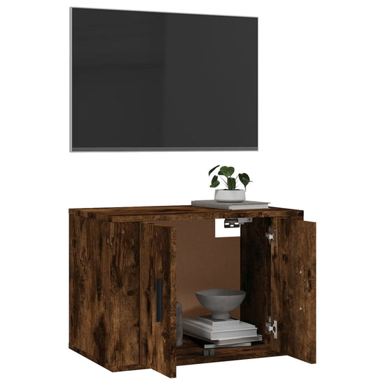 Tv-wandmeubel 57x34,5x40 cm gerookt eikenkleurig MeubelReus