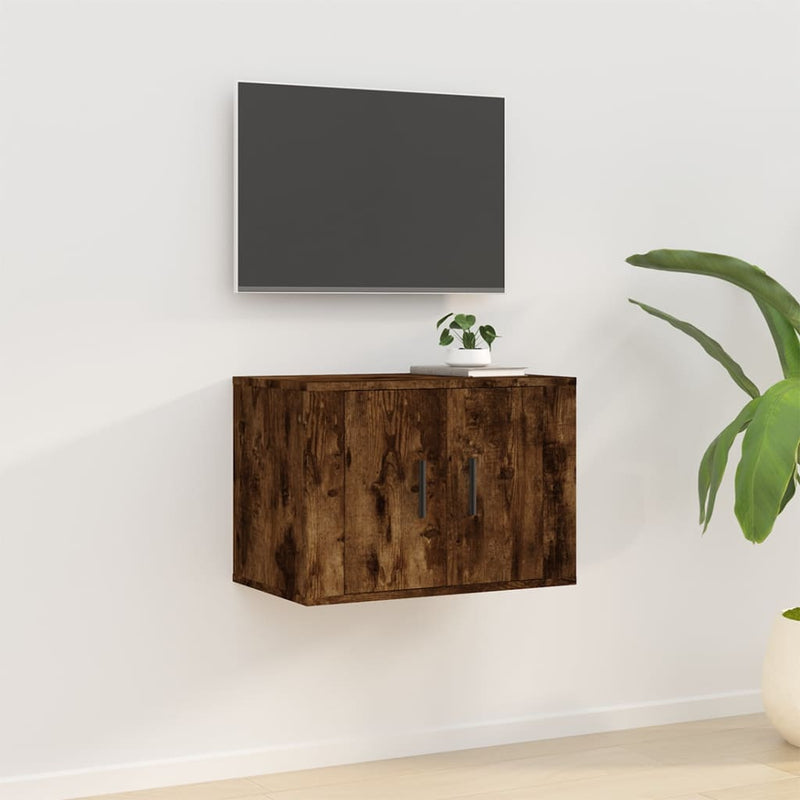 Tv-wandmeubel 57x34,5x40 cm gerookt eikenkleurig MeubelReus