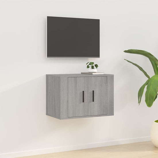 Tv-wandmeubel 57x34,5x40 cm grijs sonoma eikenkleurig MeubelReus