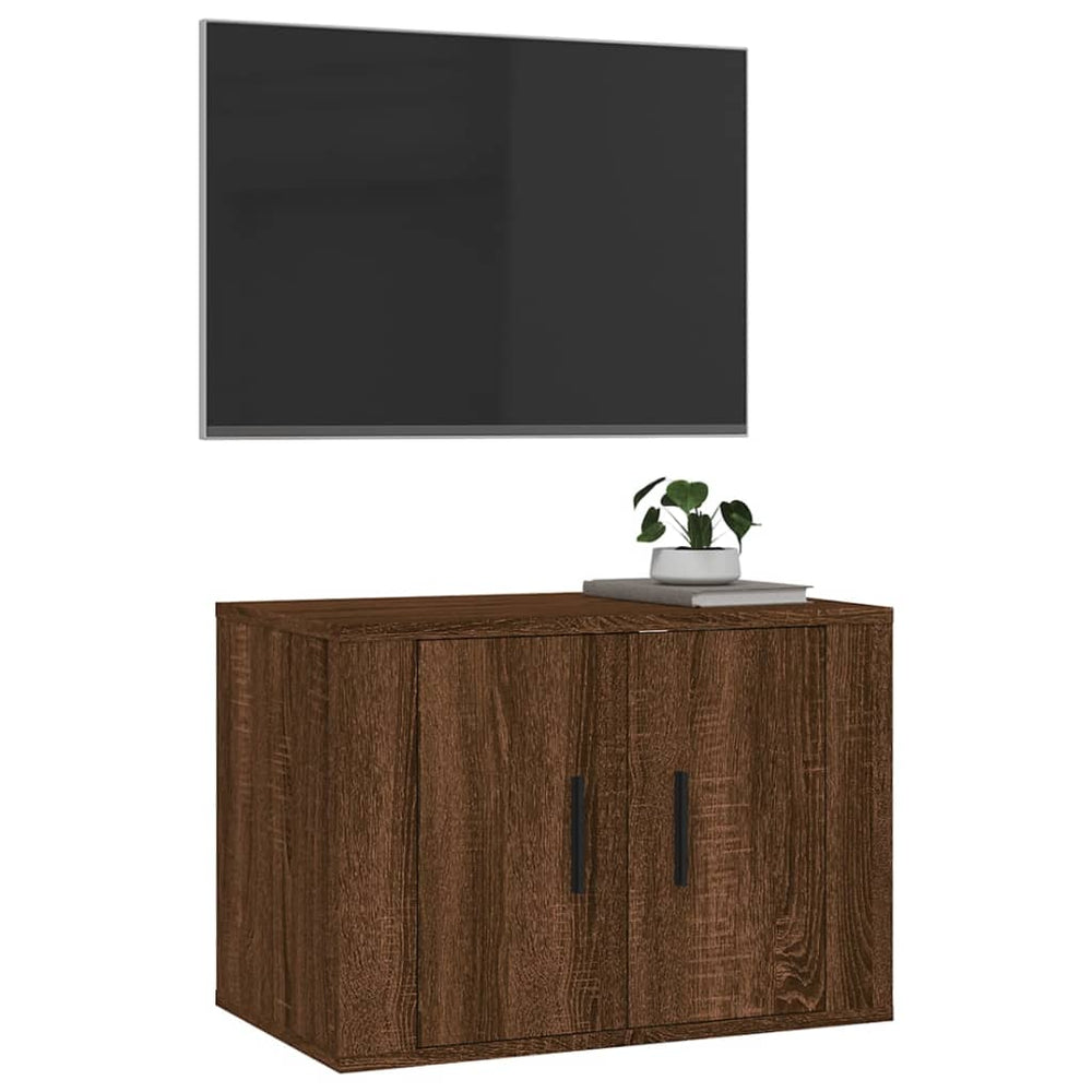 Tv-wandmeubel 57x34,5x40 cm bruin eikenkleur MeubelReus