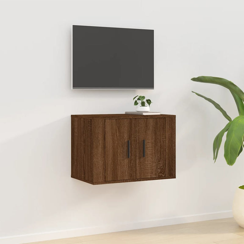 Tv-wandmeubel 57x34,5x40 cm bruin eikenkleur MeubelReus