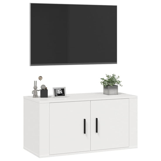 Tv-wandmeubel 80x34,5x40 cm wit MeubelReus