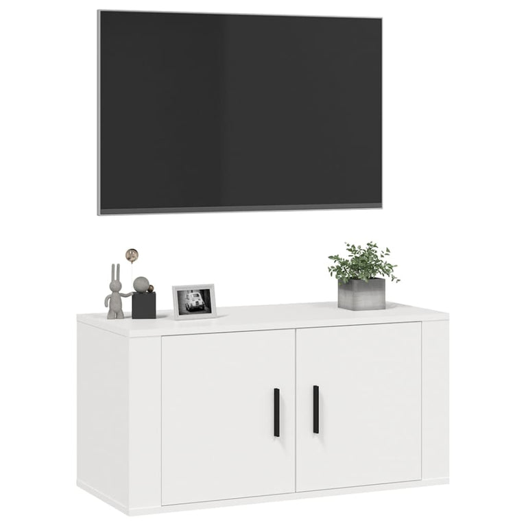 Tv-wandmeubel 80x34,5x40 cm wit MeubelReus