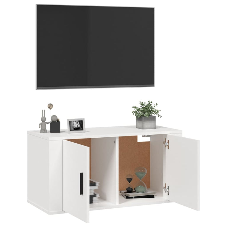 Tv-wandmeubel 80x34,5x40 cm wit MeubelReus