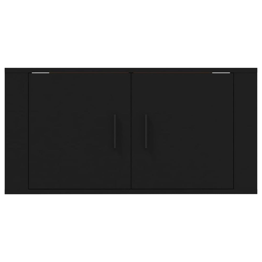 Tv-wandmeubel 80x34,5x40 cm zwart MeubelReus