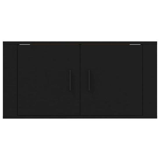 Tv-wandmeubel 80x34,5x40 cm zwart MeubelReus