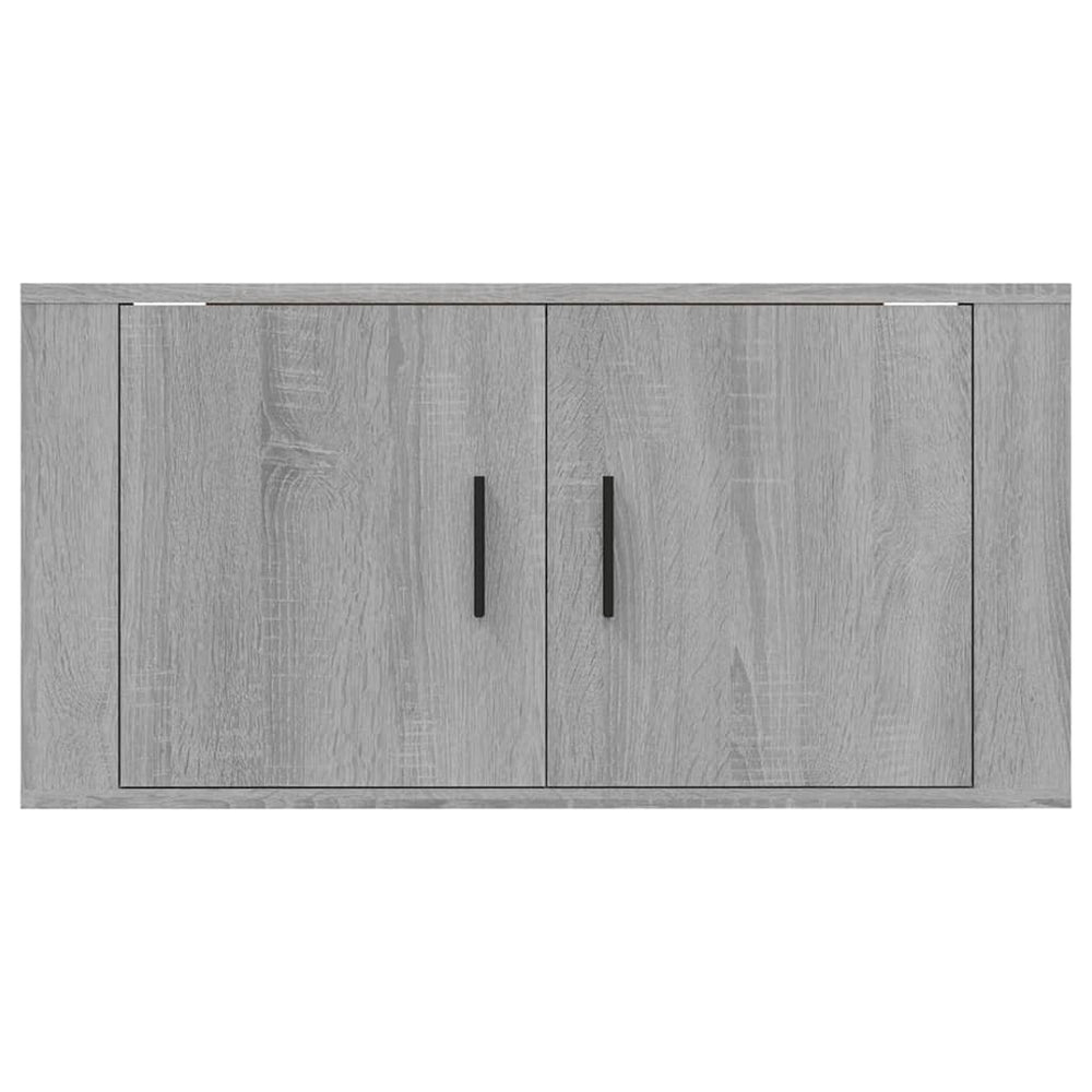 Tv-wandmeubel 80x34,5x40 cm grijs sonoma eikenkleurig MeubelReus
