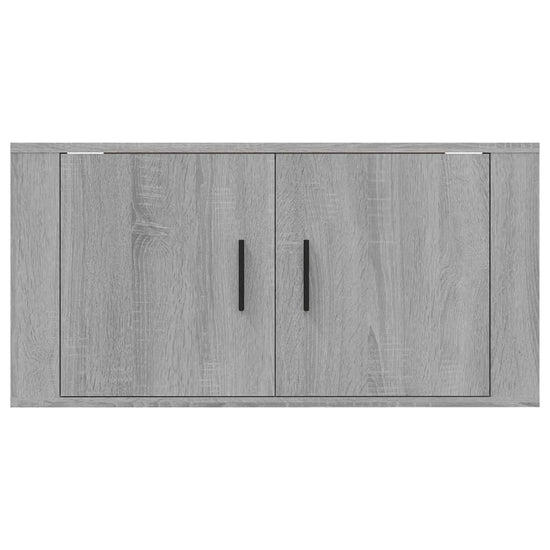Tv-wandmeubel 80x34,5x40 cm grijs sonoma eikenkleurig MeubelReus