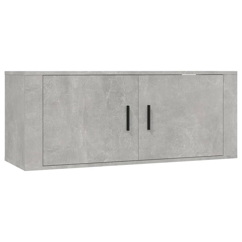 Tv-wandmeubel 100x34,5x40 cm betongrijs MeubelReus