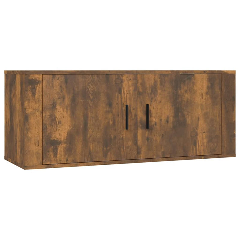 Tv-wandmeubel 100x34,5x40 cm gerookt eikenkleurig MeubelReus