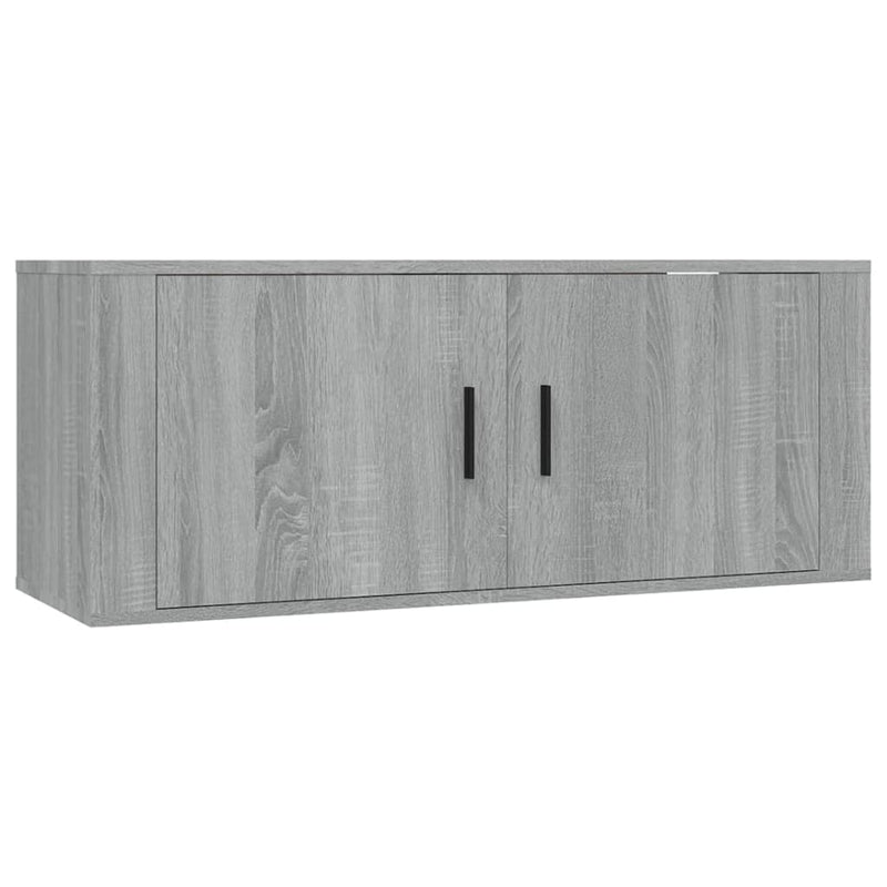 Tv-wandmeubel 100x34,5x40 cm grijs sonoma eikenkleurig MeubelReus