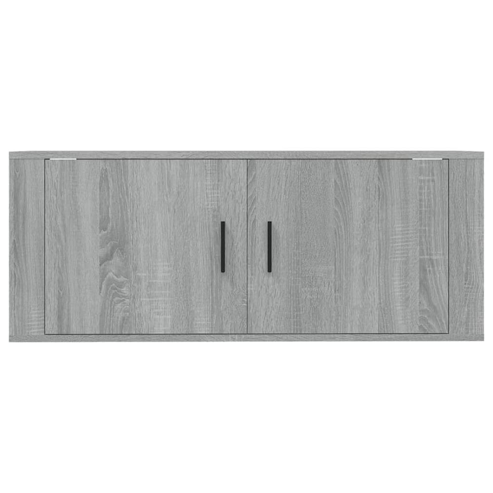 Tv-wandmeubel 100x34,5x40 cm grijs sonoma eikenkleurig MeubelReus