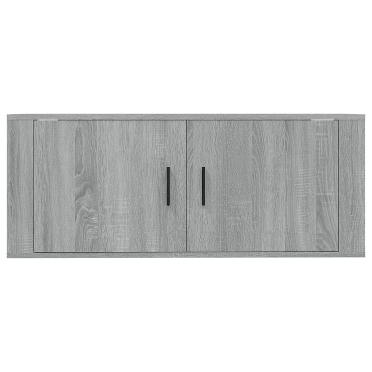 Tv-wandmeubel 100x34,5x40 cm grijs sonoma eikenkleurig MeubelReus