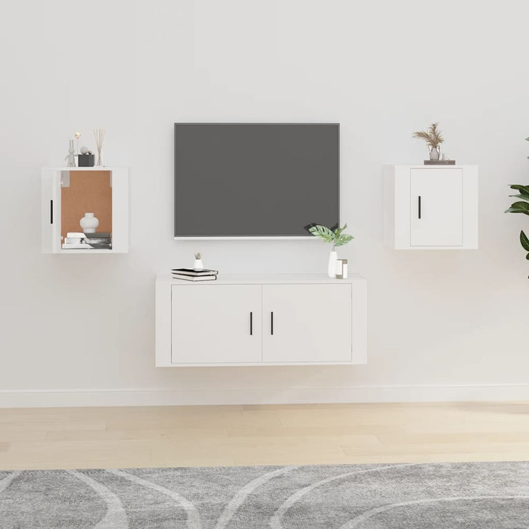 Tv-wandmeubels 2st 40x34,5x40 cm wit MeubelReus