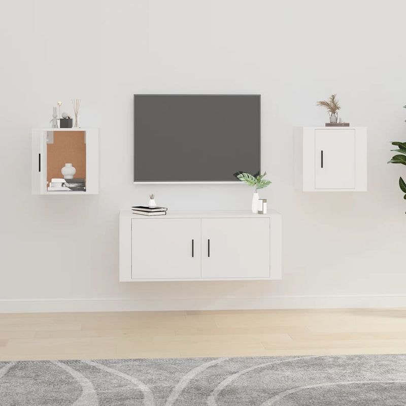 Tv-wandmeubels 2st 40x34,5x40 cm wit MeubelReus
