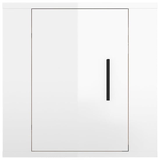 Tv-wandmeubel 40x34,5x40 cm hoogglans wit MeubelReus