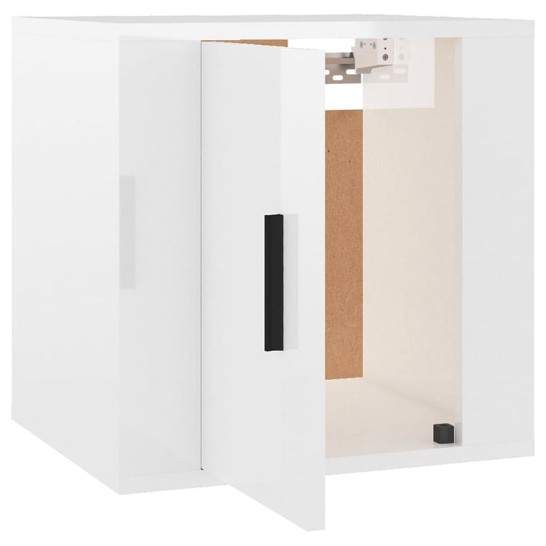Tv-wandmeubels 2 st 40x34,5x40 cm hoogglans wit MeubelReus