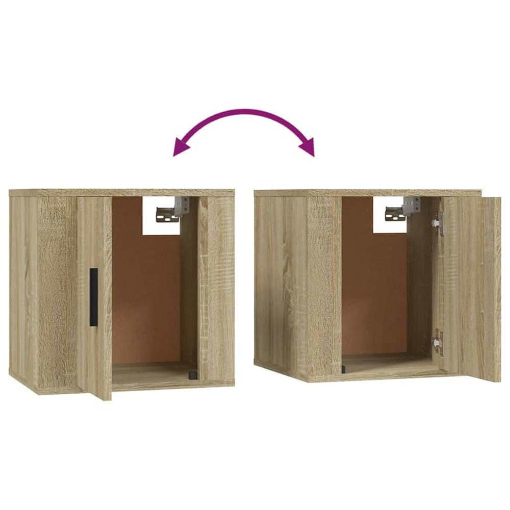 Tv-wandmeubel 40x34,5x40 cm sonoma eikenkleurig MeubelReus