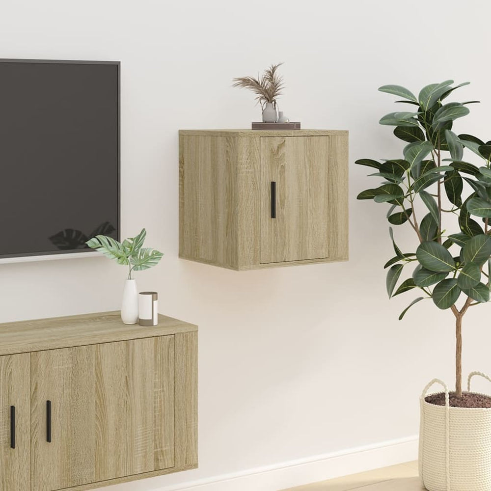 Tv-wandmeubels 2 st 40x34,5x40 cm sonoma eikenkleurig MeubelReus