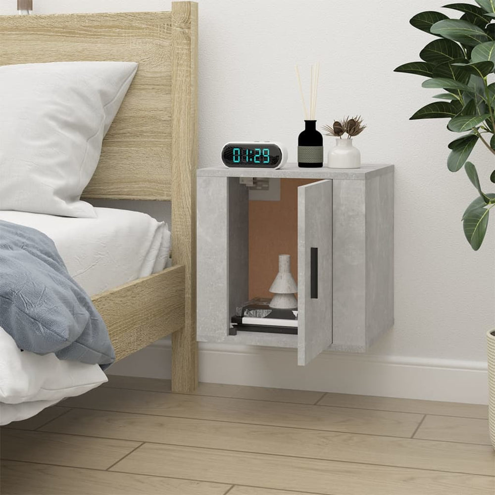 Tv-wandmeubel 40x34,5x40 cm betongrijs MeubelReus