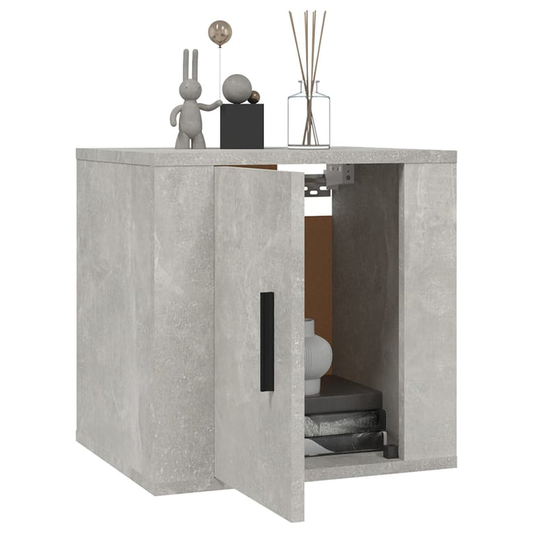 Tv-wandmeubels 2 st 40x34,5x40 cm betongrijs MeubelReus