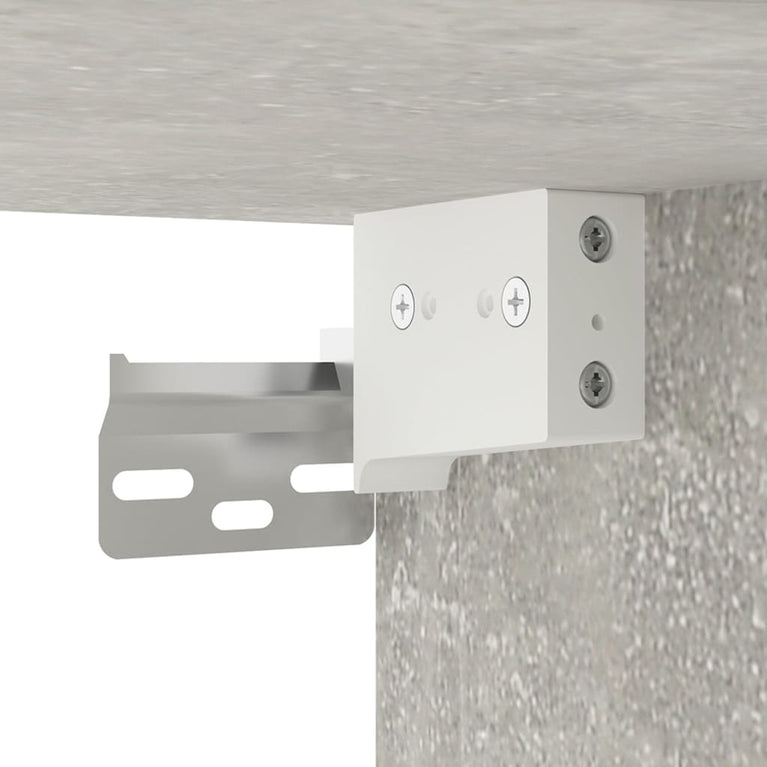 Tv-wandmeubels 2 st 40x34,5x40 cm betongrijs MeubelReus
