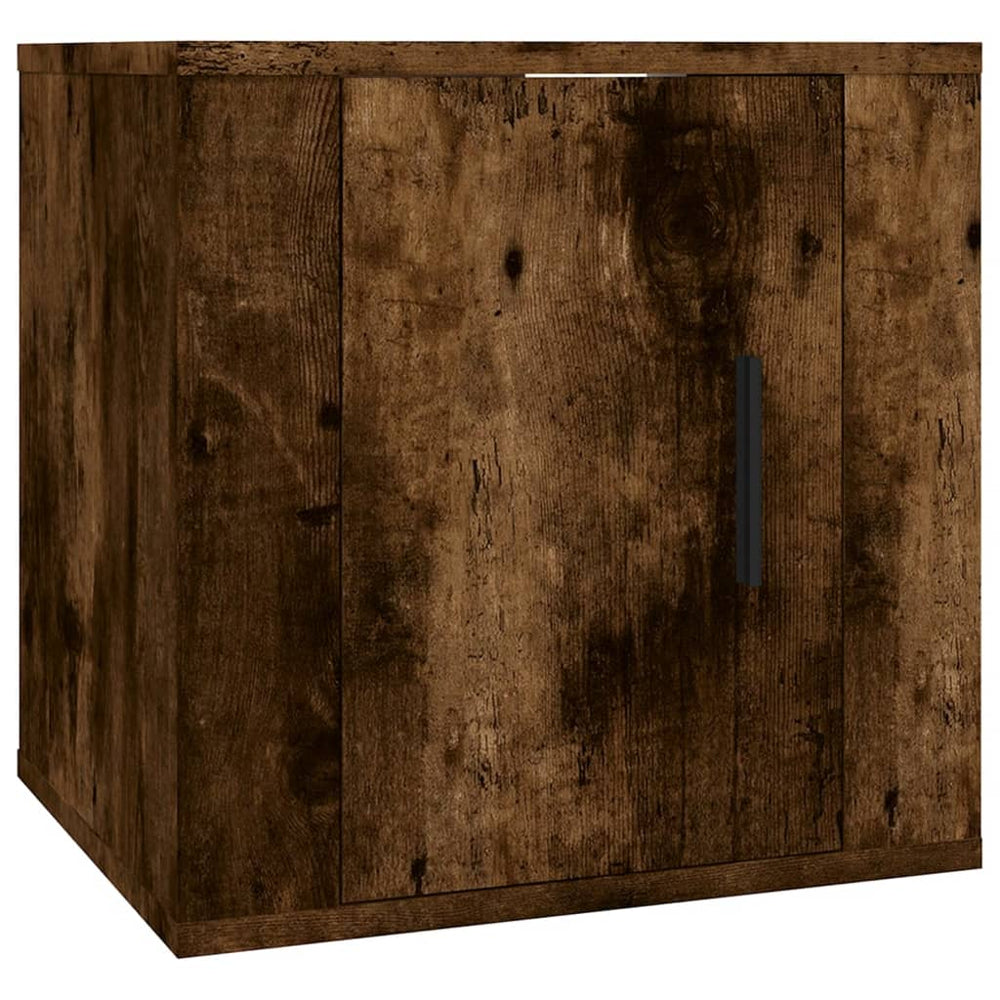 Tv-wandmeubels 2 st 40x34,5x40 cm gerookt eikenkleurig MeubelReus