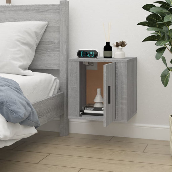 Tv-wandmeubel 40x34,5x40 cm grijs sonoma eikenkleurig MeubelReus