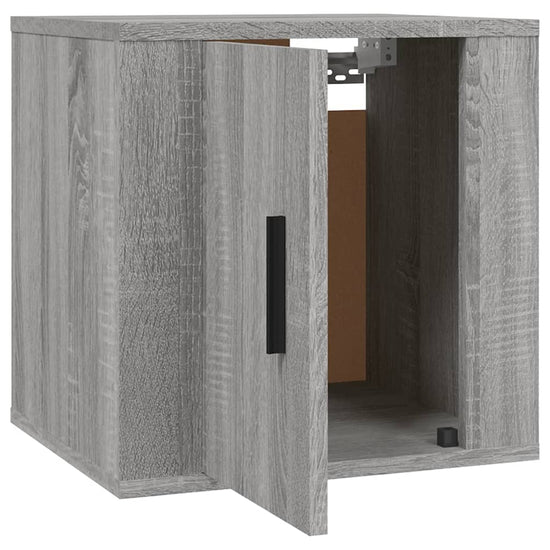 Tv-wandmeubel 40x34,5x40 cm grijs sonoma eikenkleurig MeubelReus