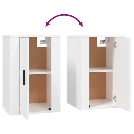 Tv-wandmeubels 2 st 40x34,5x60 cm wit MeubelReus
