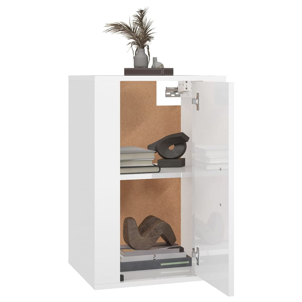 Tv-wandmeubels 2 st 40x34,5x60 cm hoogglans wit MeubelReus