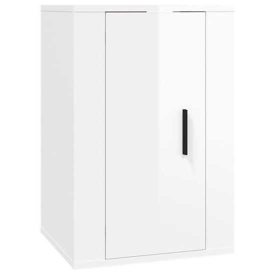 Tv-wandmeubels 2 st 40x34,5x60 cm hoogglans wit MeubelReus