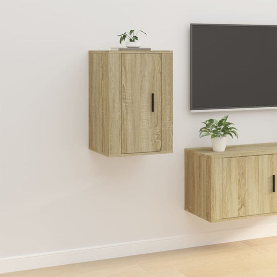 Tv-wandmeubels 2 st 40x34,5x60 cm sonoma eikenkleurig MeubelReus