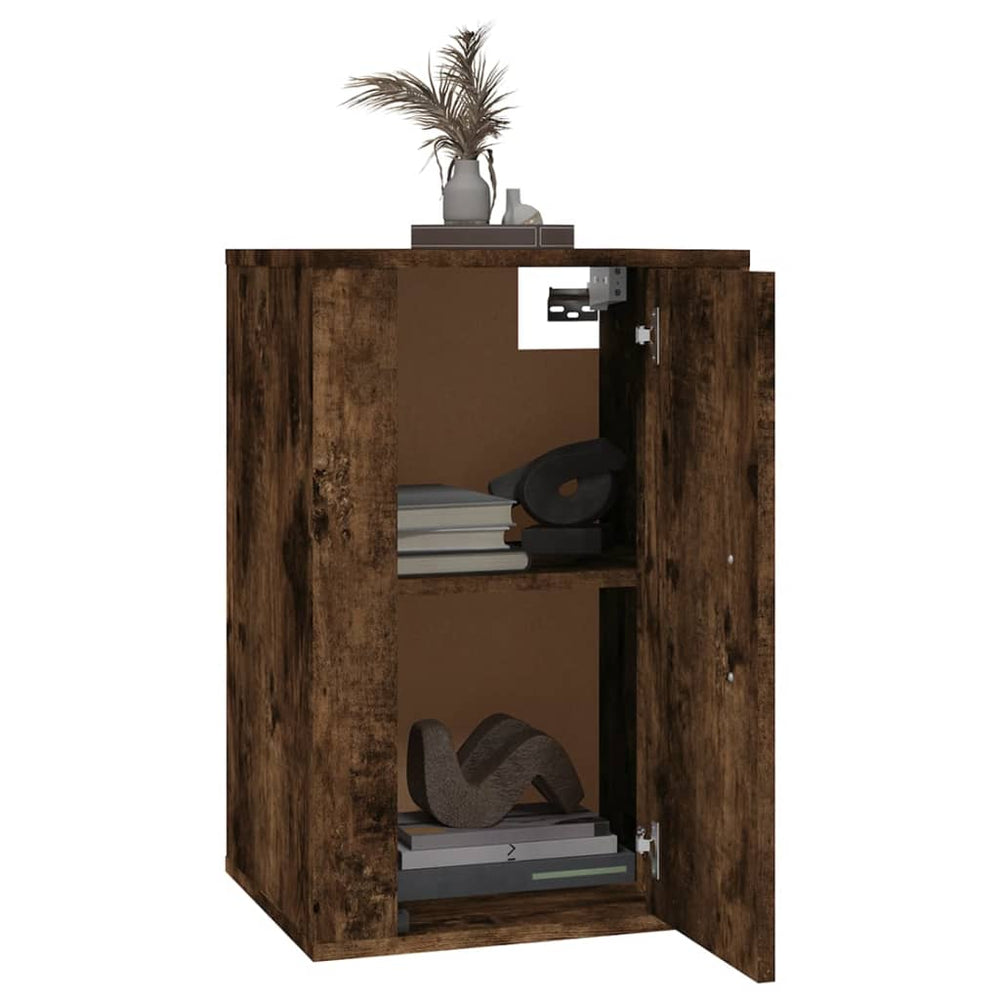 Tv-wandmeubels 2 st 40x34,5x60 cm gerookt eikenkleurig MeubelReus