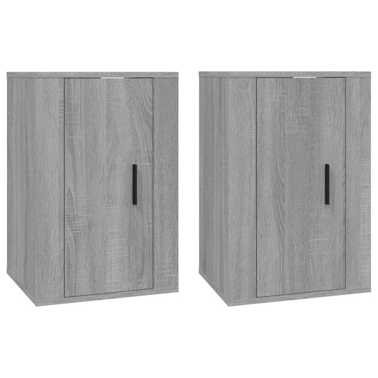 Tv-wandmeubels 2 st 40x34,5x60 cm grijs sonoma eikenkleurig MeubelReus