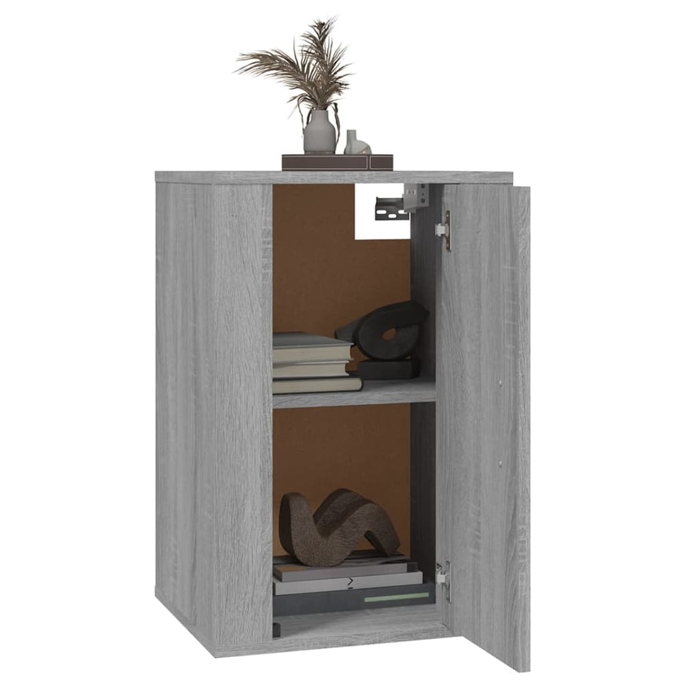 Tv-wandmeubels 2 st 40x34,5x60 cm grijs sonoma eikenkleurig MeubelReus