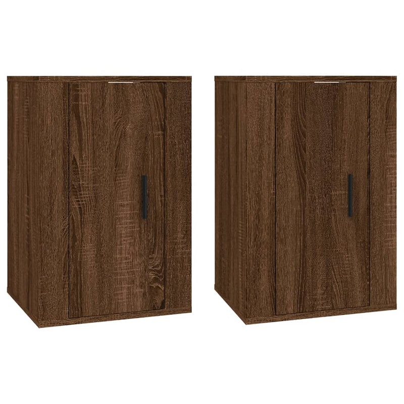 Tv-wandmeubels 2 st 40x34,5x60 cm bruin eikenkleur MeubelReus