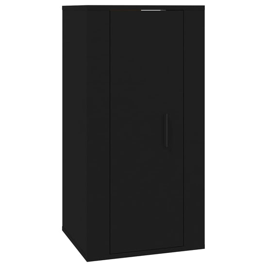 Tv-wandmeubel 40x34,5x80 cm zwart MeubelReus