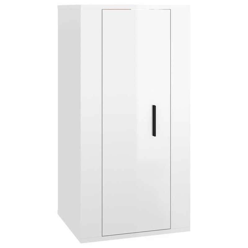 Tv-wandmeubel 40x34,5x80 cm hoogglans wit MeubelReus