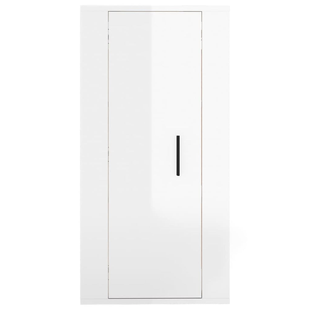 Tv-wandmeubel 40x34,5x80 cm hoogglans wit MeubelReus